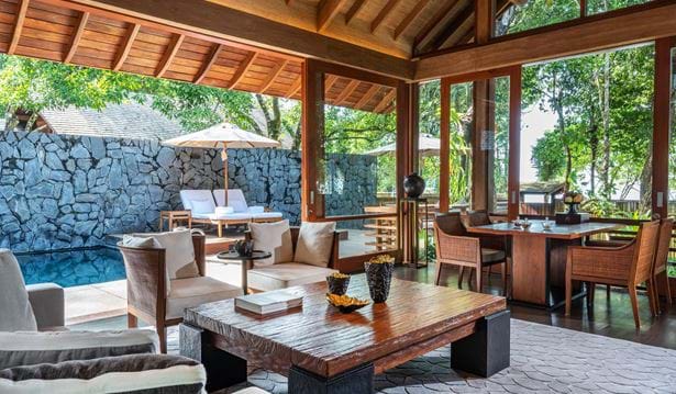 The Datai Langkawi - One Bedroom Beach Villa (Living Room)