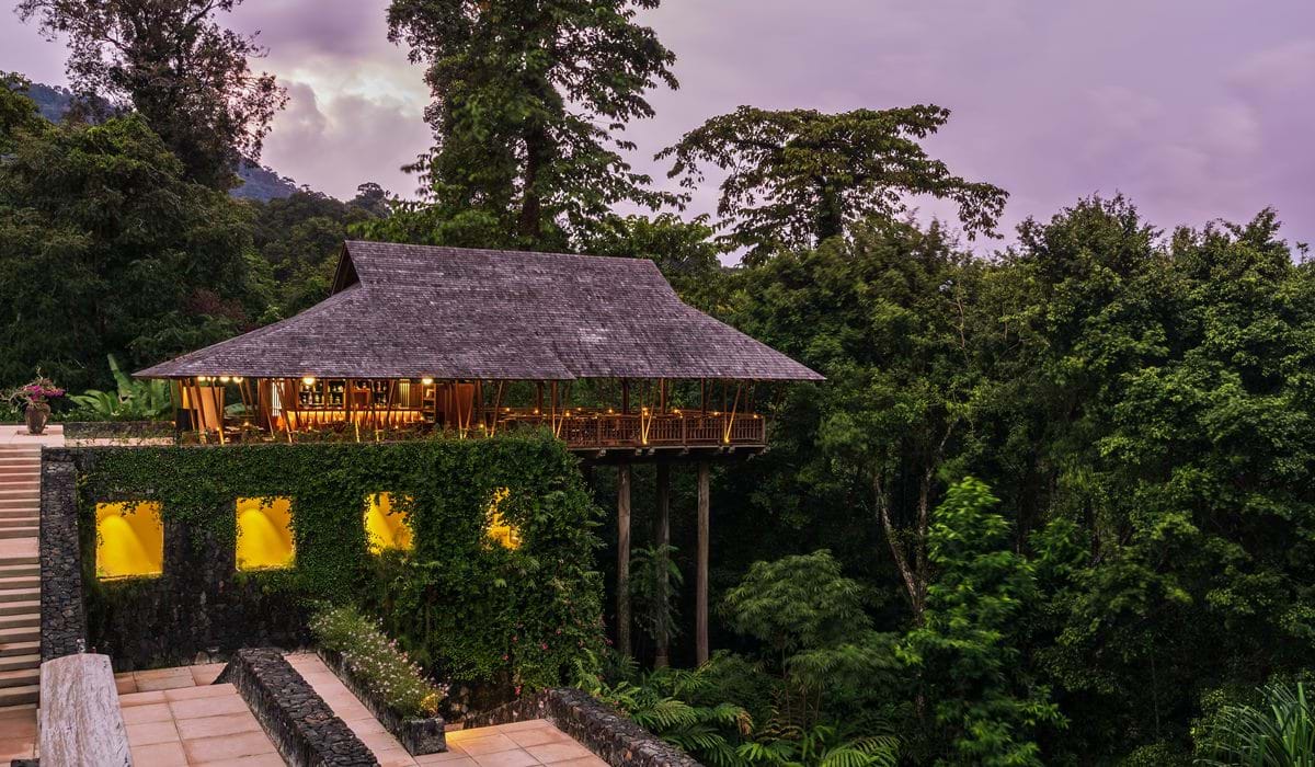 The Pavilion elevated Thai restaurant among the rainforest at The Datai Langkawi
