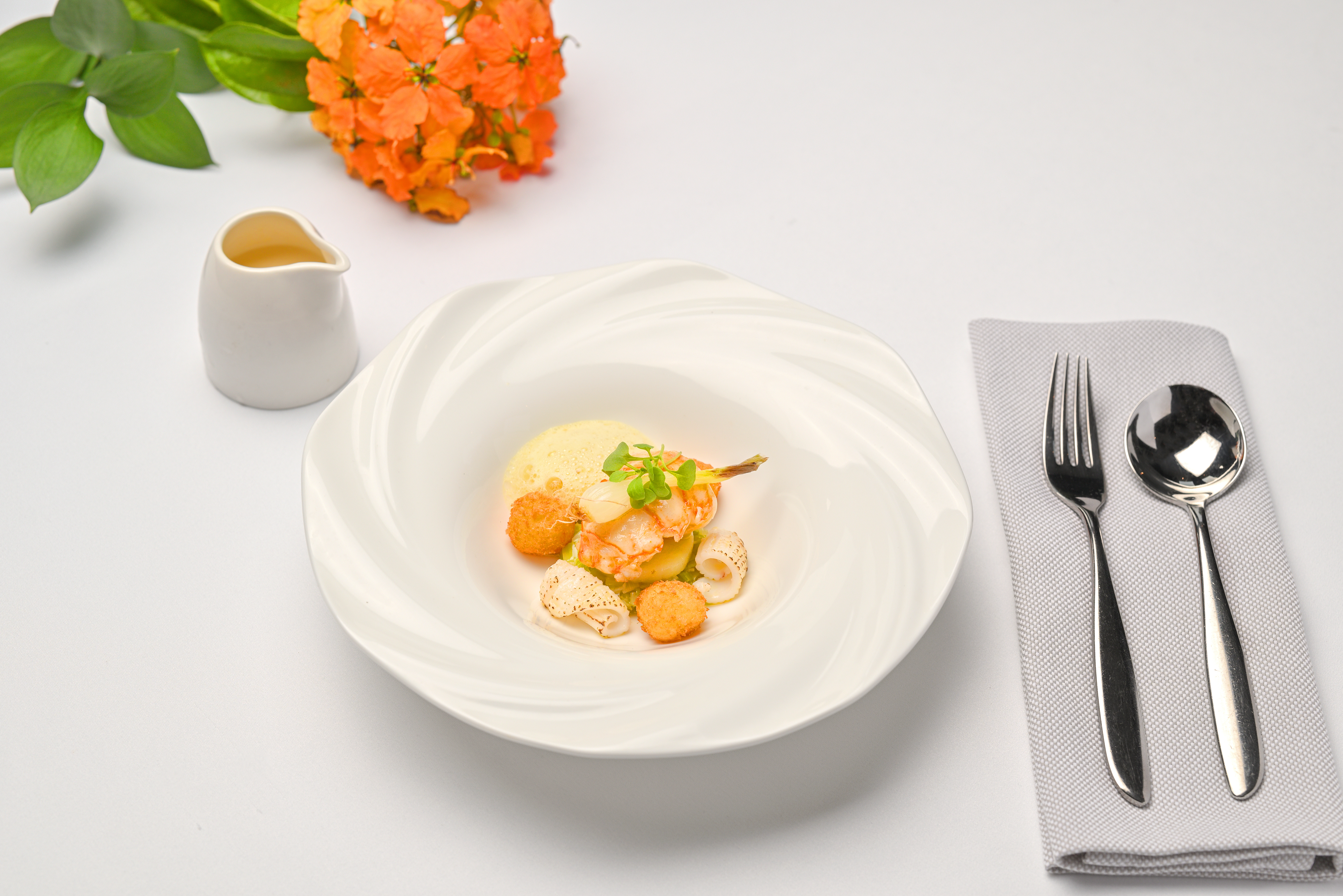 Vichyssoise and Catch of Andaman Sea by Chef Chai - Degustation menu