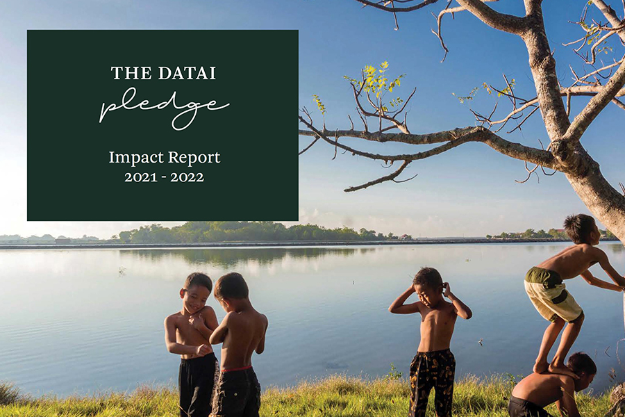 The Datai Pledge-Impact report-2021-2022-cover